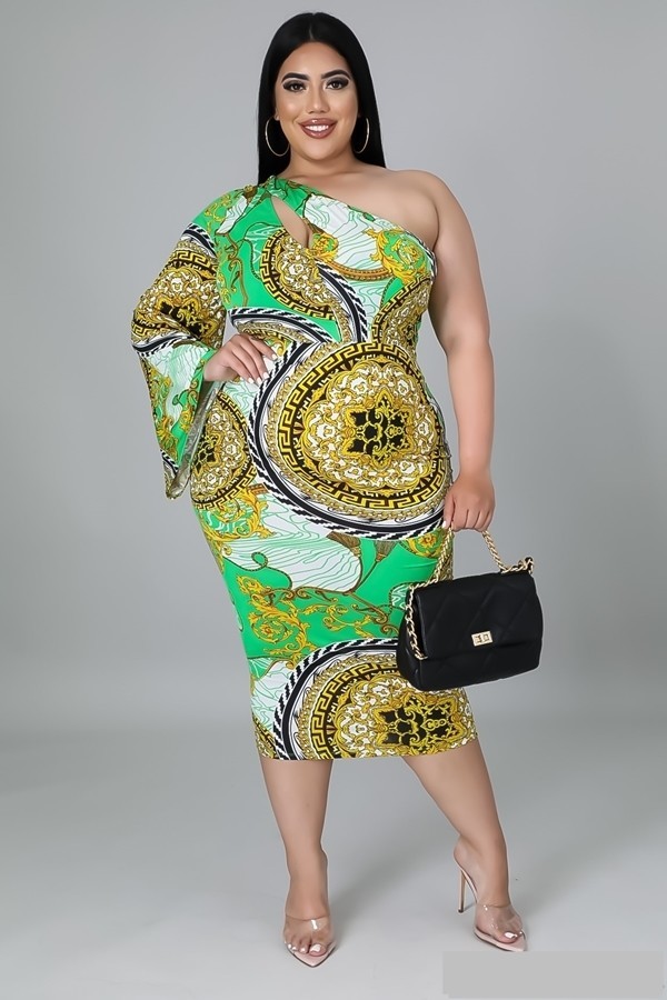 PLUS LADIES DRESS